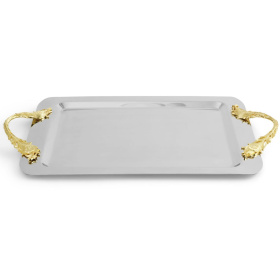 Поднос для закусок Michael Aram Plume Large Tray 133303