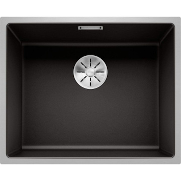 Кухонная мойка Blanco Subline 500-IF SteelFrame Silgranit InFino Black 525997