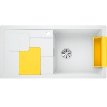 Кухонная мойка Blanco Sity XL 6 S Silgranit White + Lemon accs 525055