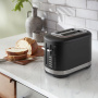 Тостер KitchenAid 2-Slice Toaster Black Matte KMT2109BM. фото 8